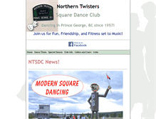 Tablet Screenshot of northerntwisters.ca